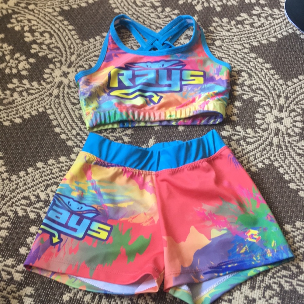 Stingrays tropical sportsbra and spandex set!!!